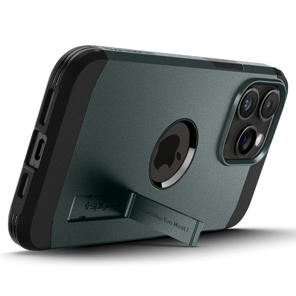 Spigen iPhone 15 Pro Max Deksel Tough Armor MagFit Abyss Green