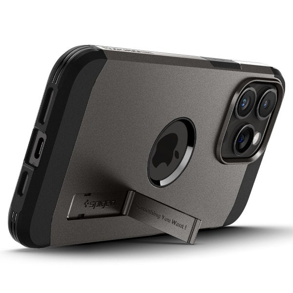 Spigen iPhone 15 Pro Max Deksel Tough Armor MagFit Gunmetal