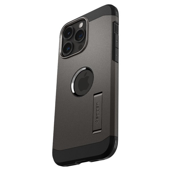 Spigen iPhone 15 Pro Max Deksel Tough Armor MagFit Gunmetal