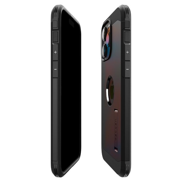 Spigen iPhone 15 Pro Max Deksel Tough Armor MagFit Svart