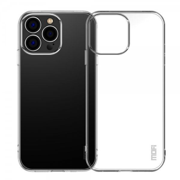 Mofi iPhone 15 Pro Max Deksel Transparent TPU Klar