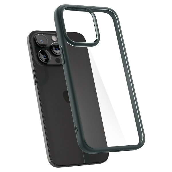 Spigen iPhone 15 Pro Max Deksel Ultra Hybrid Abyss Green