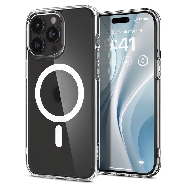 Spigen iPhone 15 Pro Max Deksel Ultra Hybrid MagFit Frost Clear