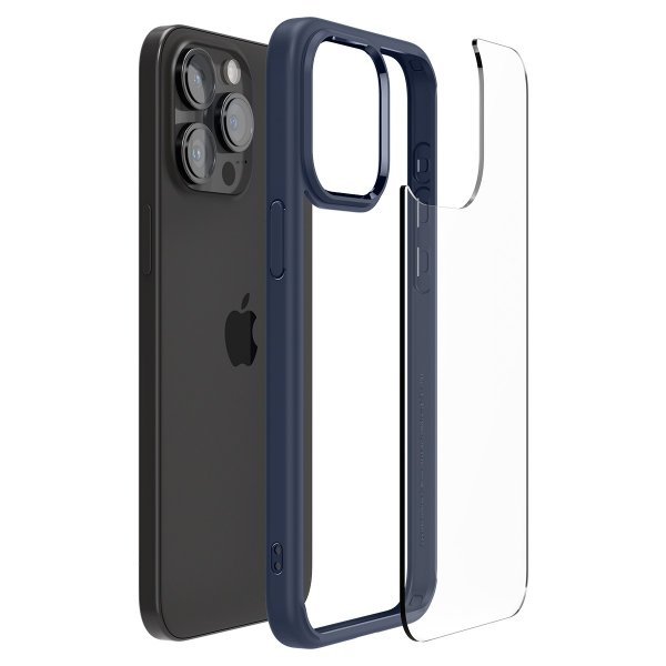 Spigen iPhone 15 Pro Max Deksel Ultra Hybrid Navy Blue