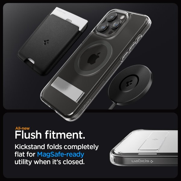 Spigen iPhone 15 Pro Max Deksel Ultra Hybrid S MagFit Graphite