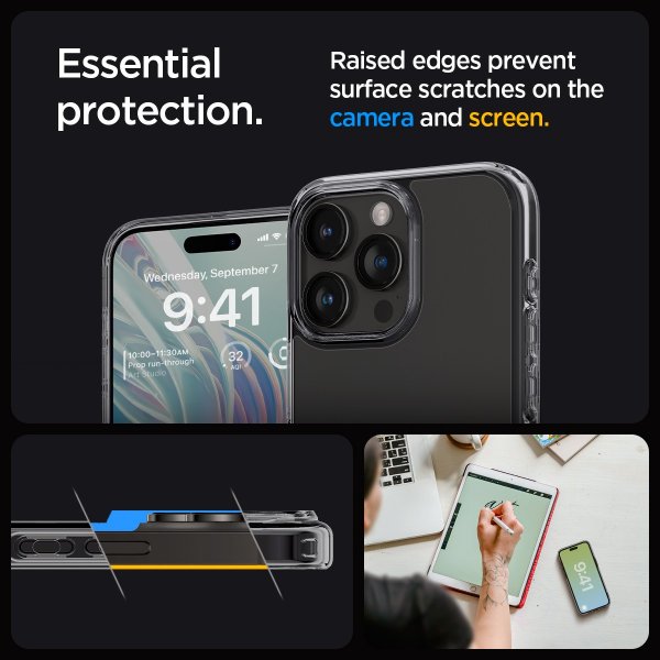 Spigen iPhone 15 Pro Max Deksel Ultra Hybrid Space Crystal