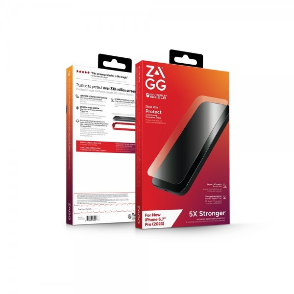 Zagg InvisibleShield iPhone 15 Pro Max Skjermbeskytter Glass Elite