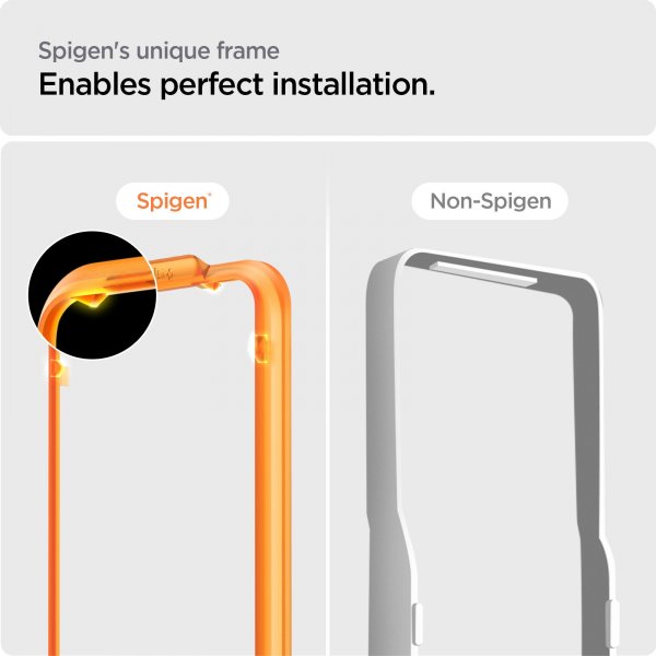 Spigen iPhone 15 Pro Max Skjermbeskytter GLAS.tR ALIGNmaster 2-pakning