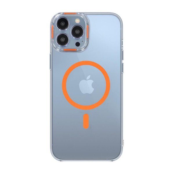 iPhone 15 Pro Max Deksel TPU MagSafe Oransje