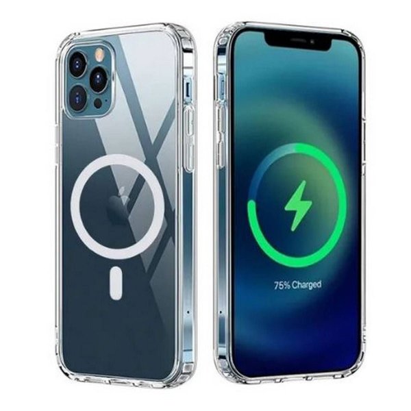 Rvelon iPhone 15 Pro Max Deksel TPU MagSafe Transparent