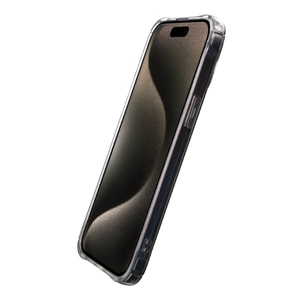 iPhone 15 Pro Max Deksel Kortholder Støtsikker Svart