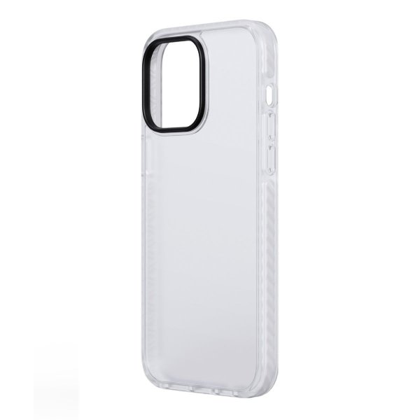 iPhone 15 Pro Max Deksel Støtsikker TPU Hvit