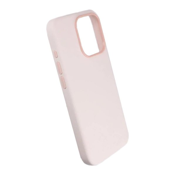 Rvelon iPhone 15 Pro Deksel Silikon Rosa
