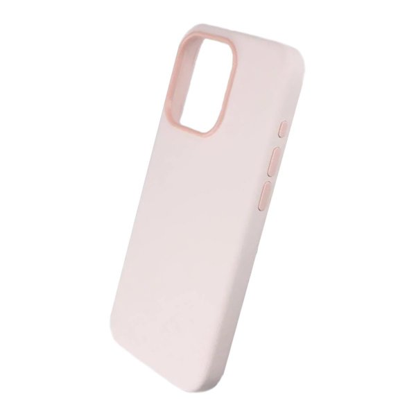 Rvelon iPhone 15 Pro Deksel Silikon Rosa