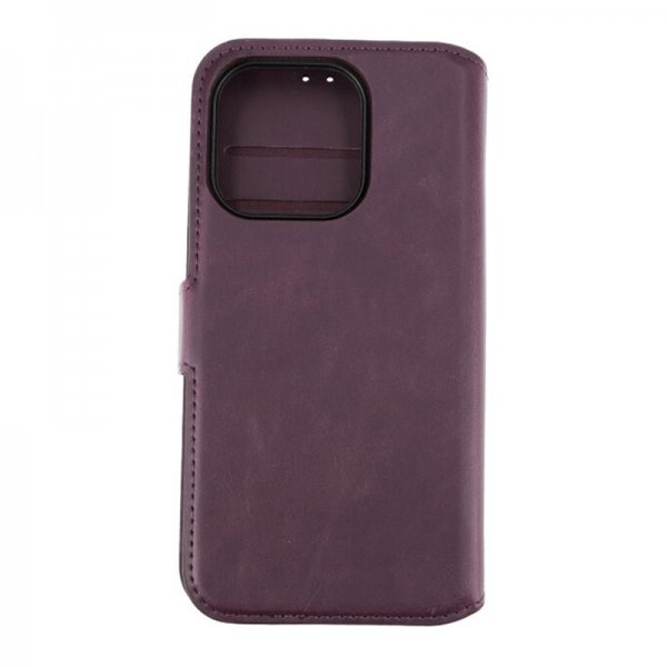 Rvelon iPhone 15 Pro Etui Detachable Wallet Case Lilla