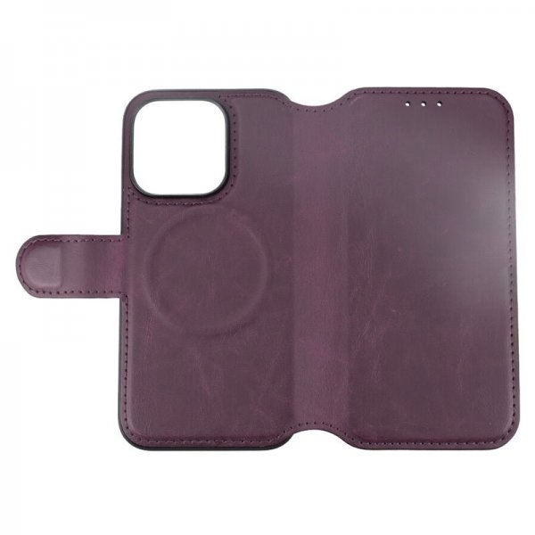 Rvelon iPhone 15 Pro Etui 4 Kortlomme MagSafe Lilla
