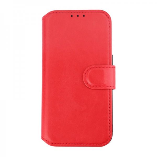 Rvelon iPhone 15 Pro Etui 4 Kortlomme MagSafe Rød
