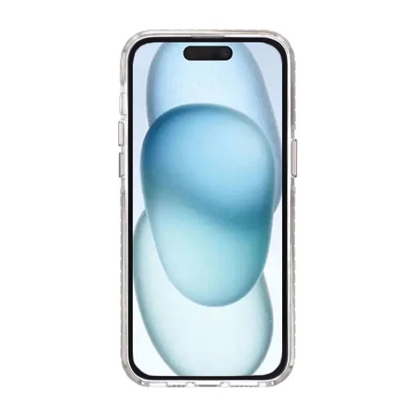 Rvelon iPhone 15 Pro Deksel Forsterkede hjørner Grå