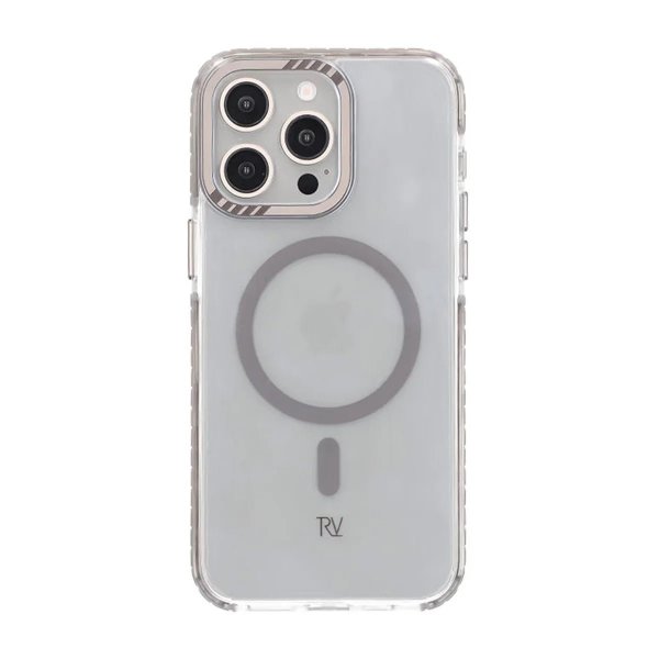 Rvelon iPhone 15 Pro Deksel Forsterkede hjørner Grå