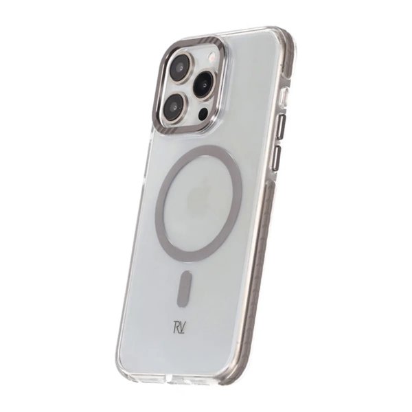 Rvelon iPhone 15 Pro Deksel Forsterkede hjørner Grå