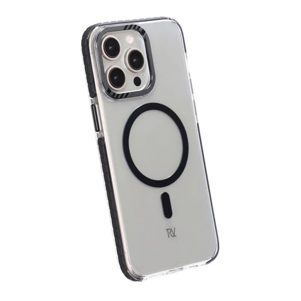 Rvelon iPhone 15 Pro Deksel Forsterkede hjørner Svart
