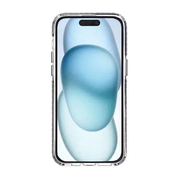 Rvelon iPhone 15 Pro Deksel Forsterkede hjørner Svart