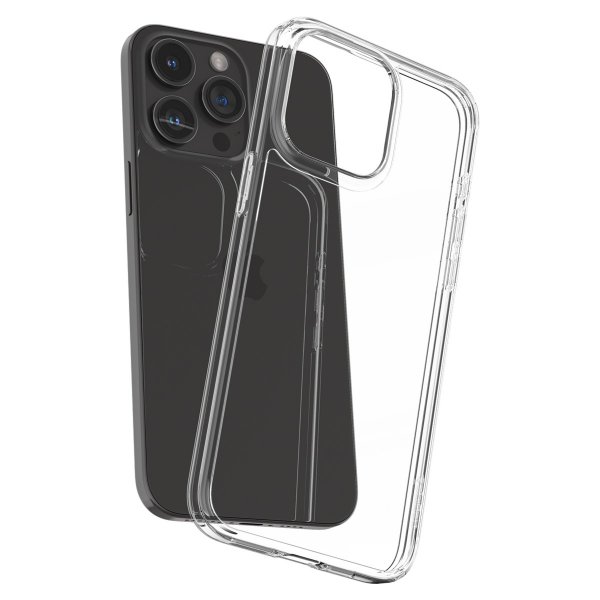 Spigen iPhone 15 Pro Deksel Air Skin Hybrid Crystal Clear