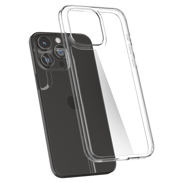 Spigen iPhone 15 Pro Deksel Air Skin Hybrid Crystal Clear