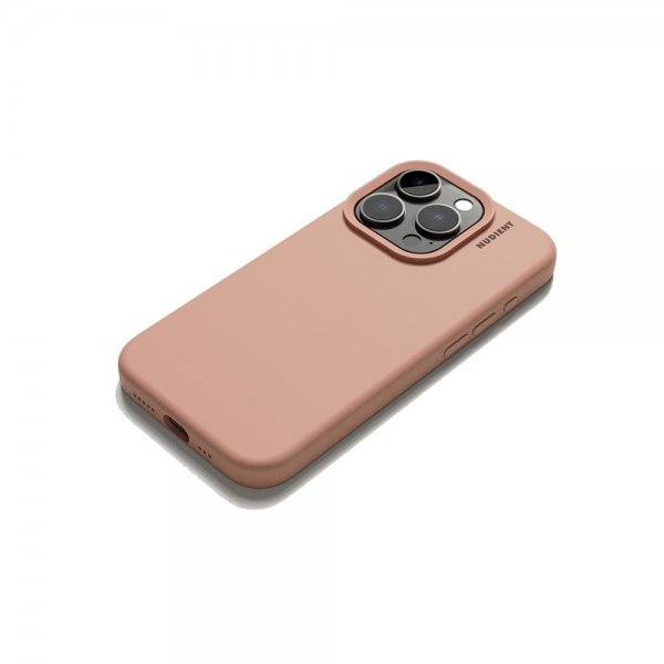 Nudient iPhone 15 Pro Deksel Base Case Peach Orange