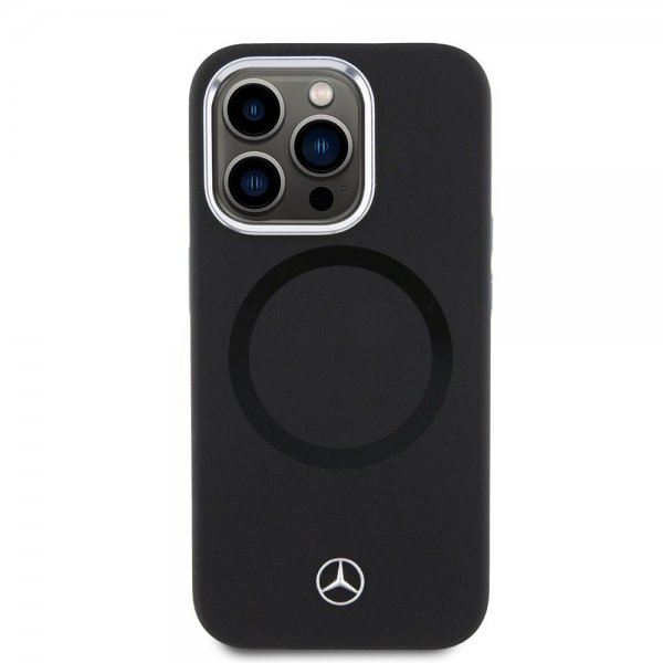 Mercedes Benz iPhone 15 Pro Deksel Bicolor MagSafe Svart