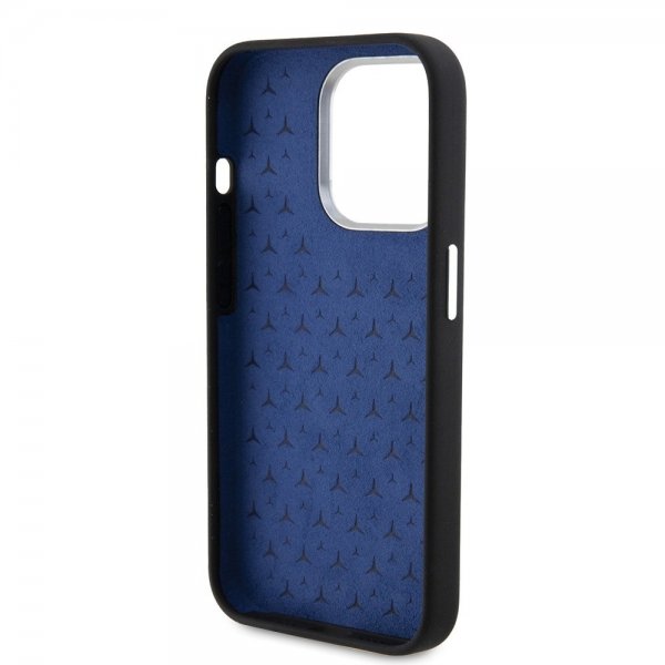 Mercedes Benz iPhone 15 Pro Deksel Bicolor MagSafe Svart