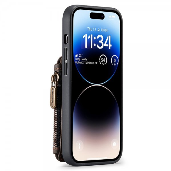 CaseMe iPhone 15 Pro Deksel C20 Series Kaffe