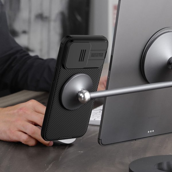 Nillkin iPhone 15 Pro Deksel CamShield MagSafe Grønn