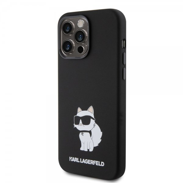 Karl Lagerfeld iPhone 15 Pro Deksel Choupette NFT Svart