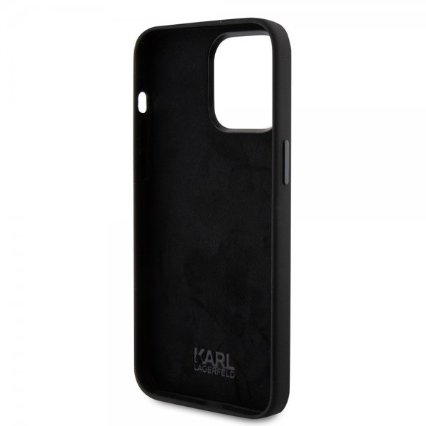 Karl Lagerfeld iPhone 15 Pro Deksel Choupette NFT Svart