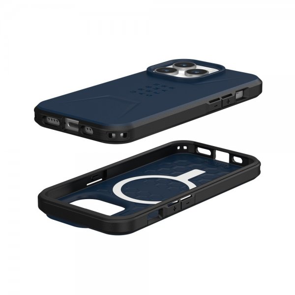 Urban Armor Gear (UAG) iPhone 15 Pro Deksel Civilian MagSafe Mallard