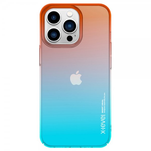 X-Level iPhone 15 Pro Deksel Colorful Series Oransje