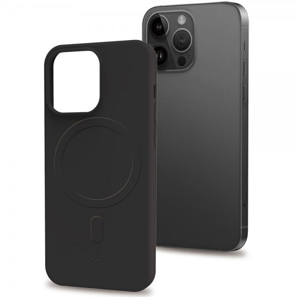 Celly iPhone 15 Pro Deksel CROMOMAG Svart