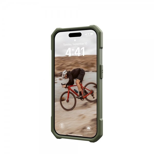 Urban Armor Gear (UAG) iPhone 15 Pro Deksel Essential Armor MagSafe Olive Drab