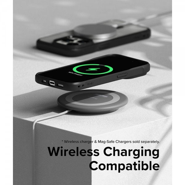Ringke iPhone 15 Pro Deksel Fusion Bold Magnetic Matte Black