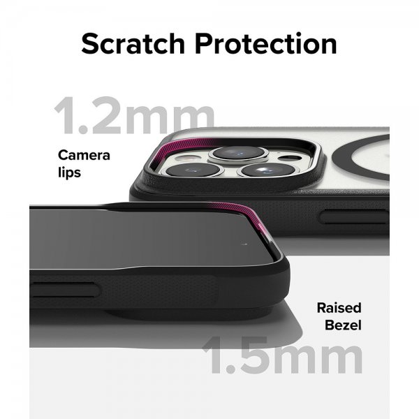 Ringke iPhone 15 Pro Deksel Fusion Bold Magnetic Matte Black