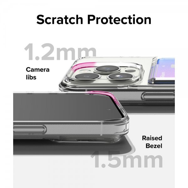 Ringke iPhone 15 Pro Deksel Fusion Card Clear
