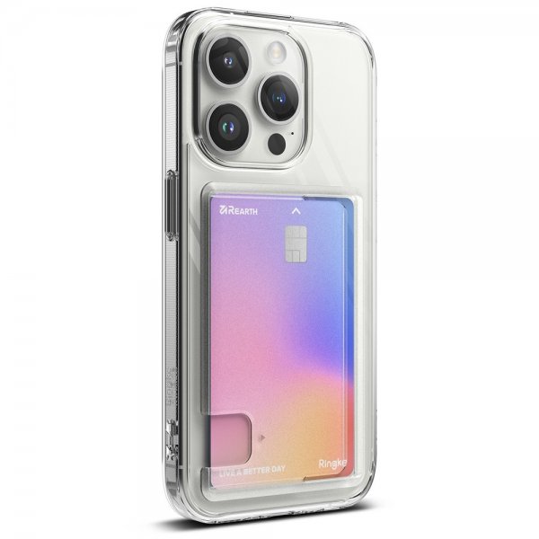 Ringke iPhone 15 Pro Deksel Fusion Card Clear