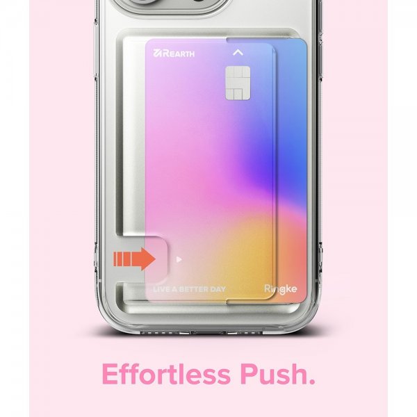 Ringke iPhone 15 Pro Deksel Fusion Card Clear