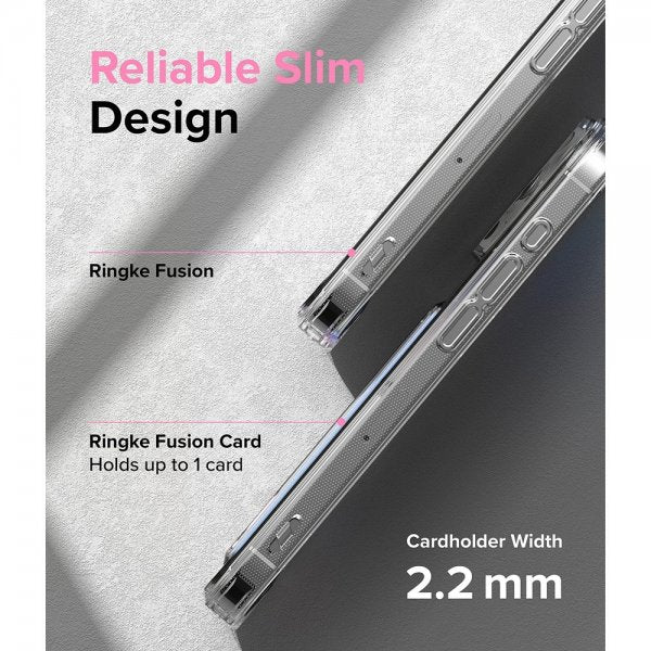 Ringke iPhone 15 Pro Deksel Fusion Card Clear