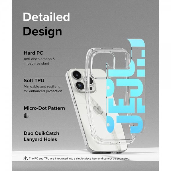 Ringke iPhone 15 Pro Deksel Fusion Design Jeju