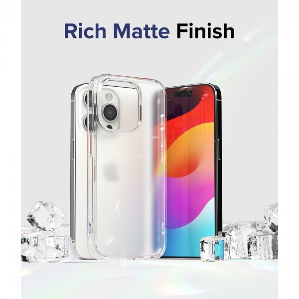 Ringke iPhone 15 Pro Deksel Fusion Matte Clear