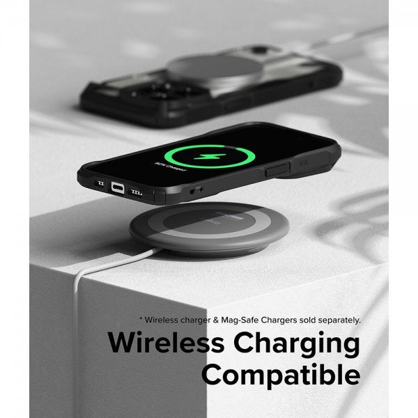 Ringke iPhone 15 Pro Deksel Fusion X Svart