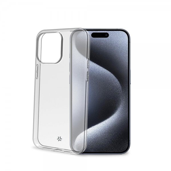 Celly iPhone 15 Pro Deksel GELSKIN Klar