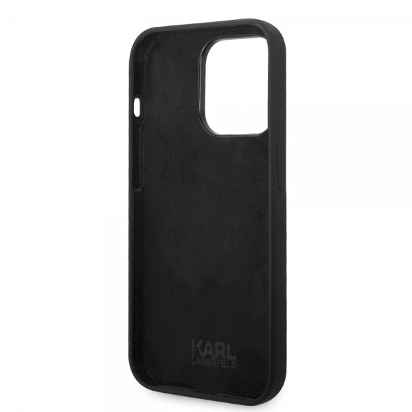 Karl Lagerfeld iPhone 15 Pro Deksel Ikonik NFT Svart